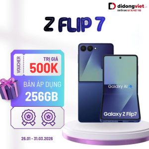 [E-Voucher] Giảm ngay 500K cho Samsung Galaxy Z Flip7 (12GB | 256GB)