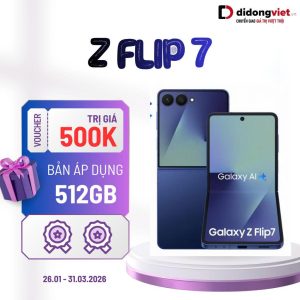 [E-Voucher] Giảm ngay 500K cho Samsung Galaxy Z Flip7 (12GB | 512GB)
