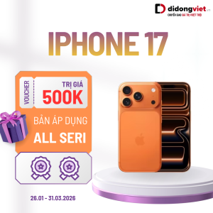 [E-Voucher] Giảm ngay 500K cho APPLE IPHONE 17 Series